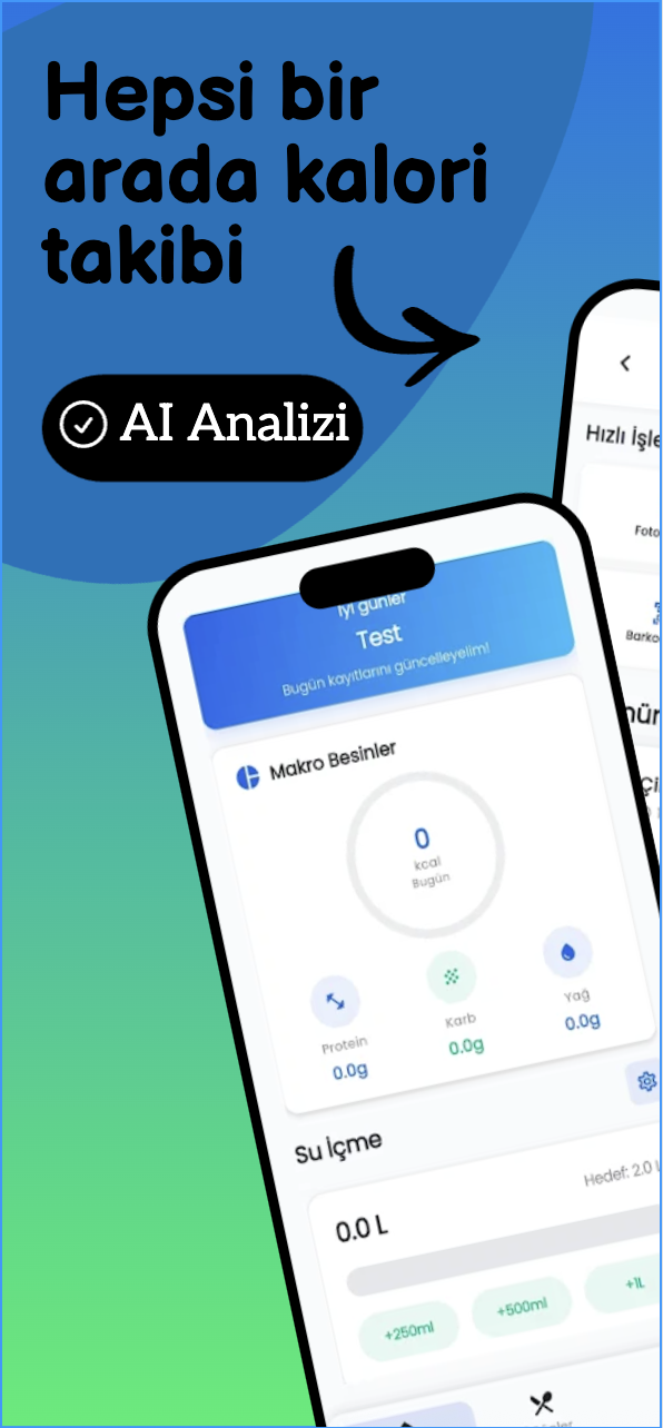 FoodMetric Uygulama Görünümü 1