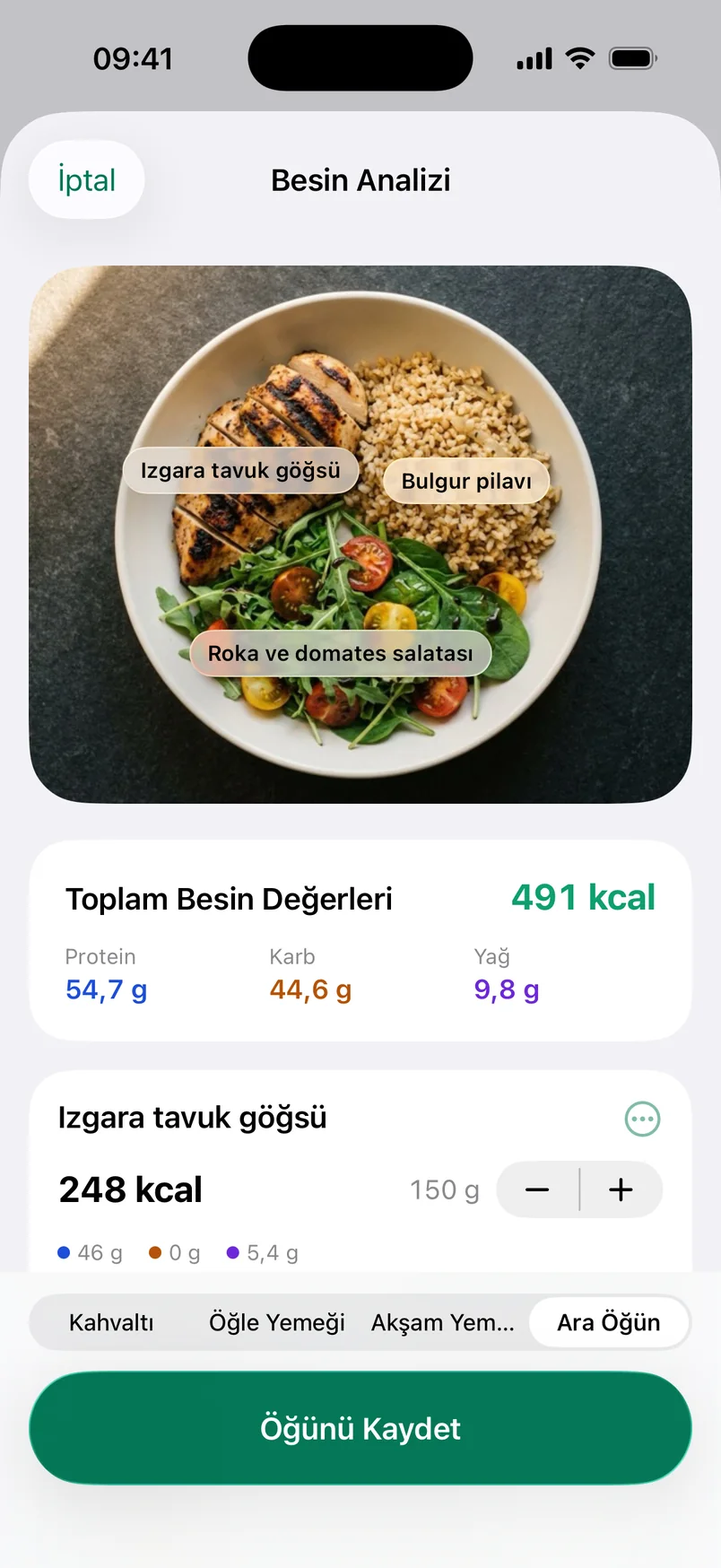 Foodmetric: AI Kalori Sayacı
